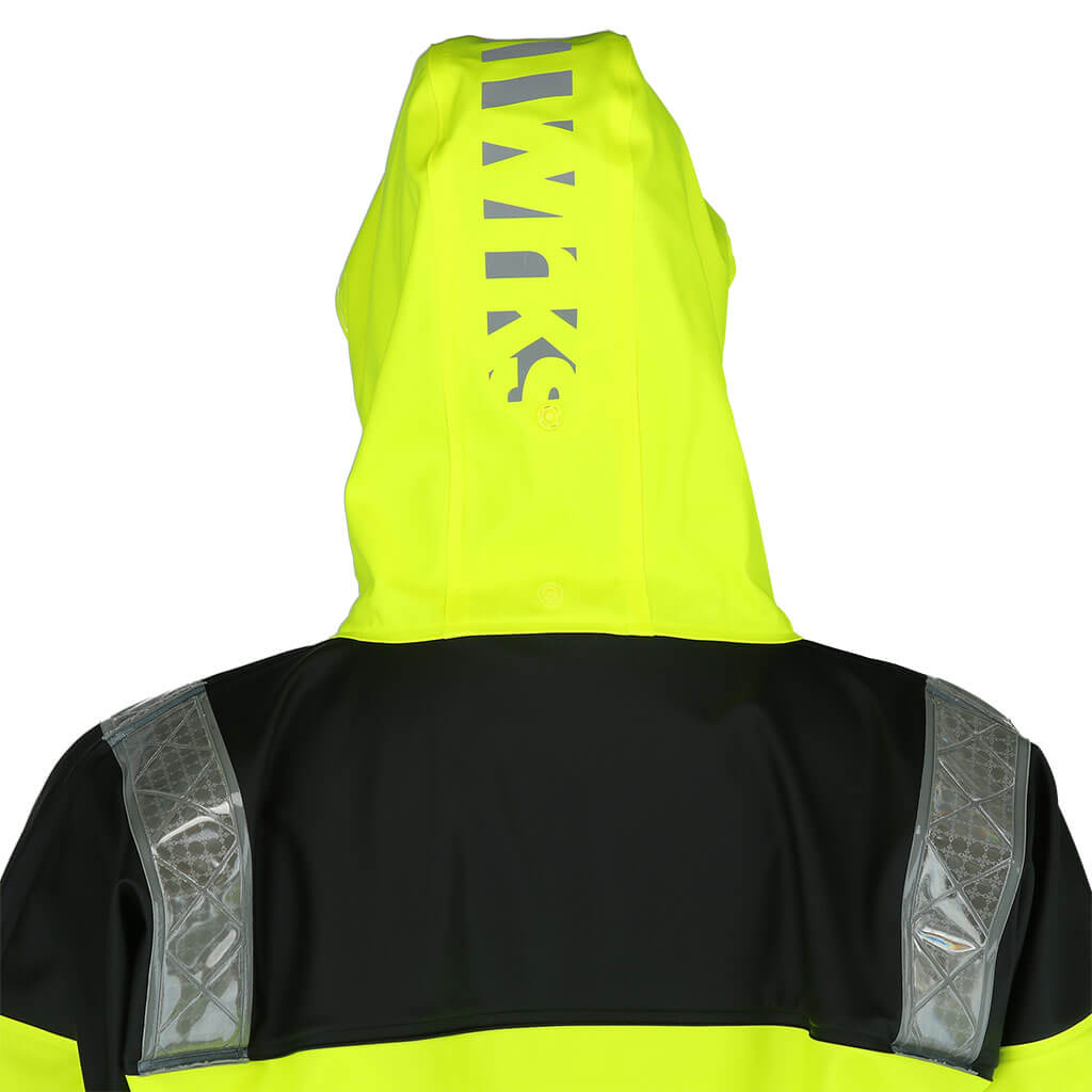 Gypsum regnjakke High Vis